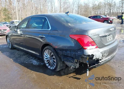 2017 Genesis G90 3.3T Premium z USA, uszkodzony, nr VIN KMHG34JA3HU033627